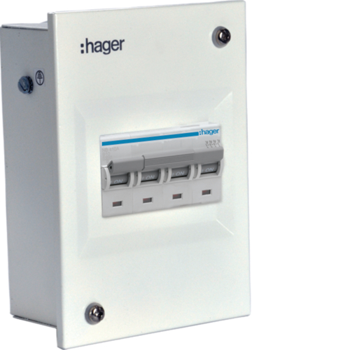 Hager VYM04C — Box, novello+, 4 way, IP30