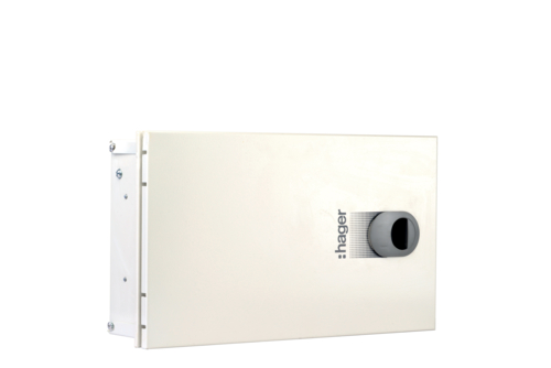 Hager VYS08D — SPN, novello+, 8 way, IP43, DD, DB