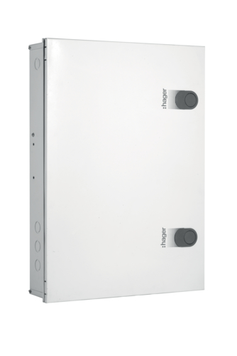 Hager VYV04DL-P — VTPN, novello+, 4 way, IP42,DD DB,MCB IC