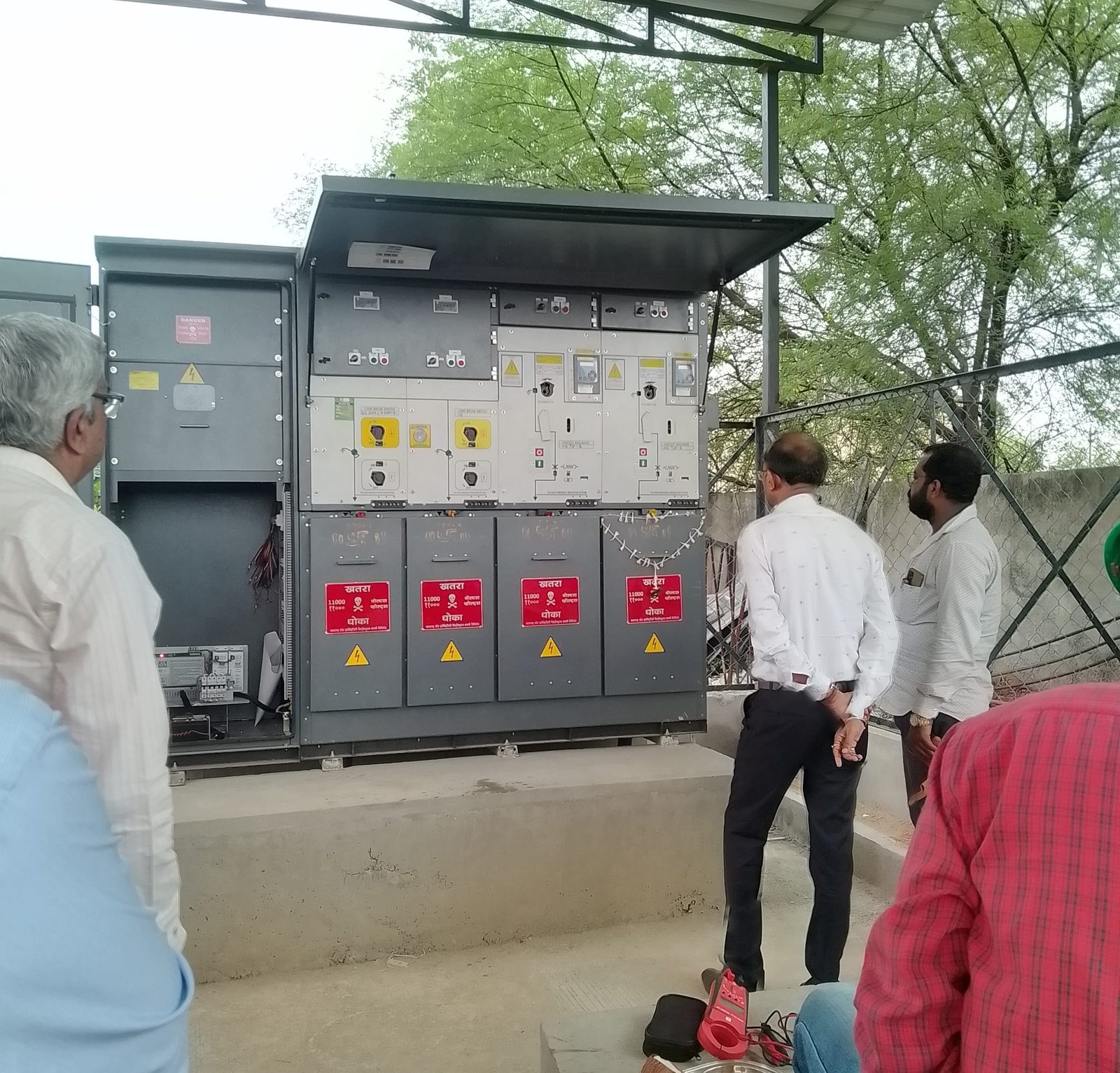 Transformer charging, site work, JN VII