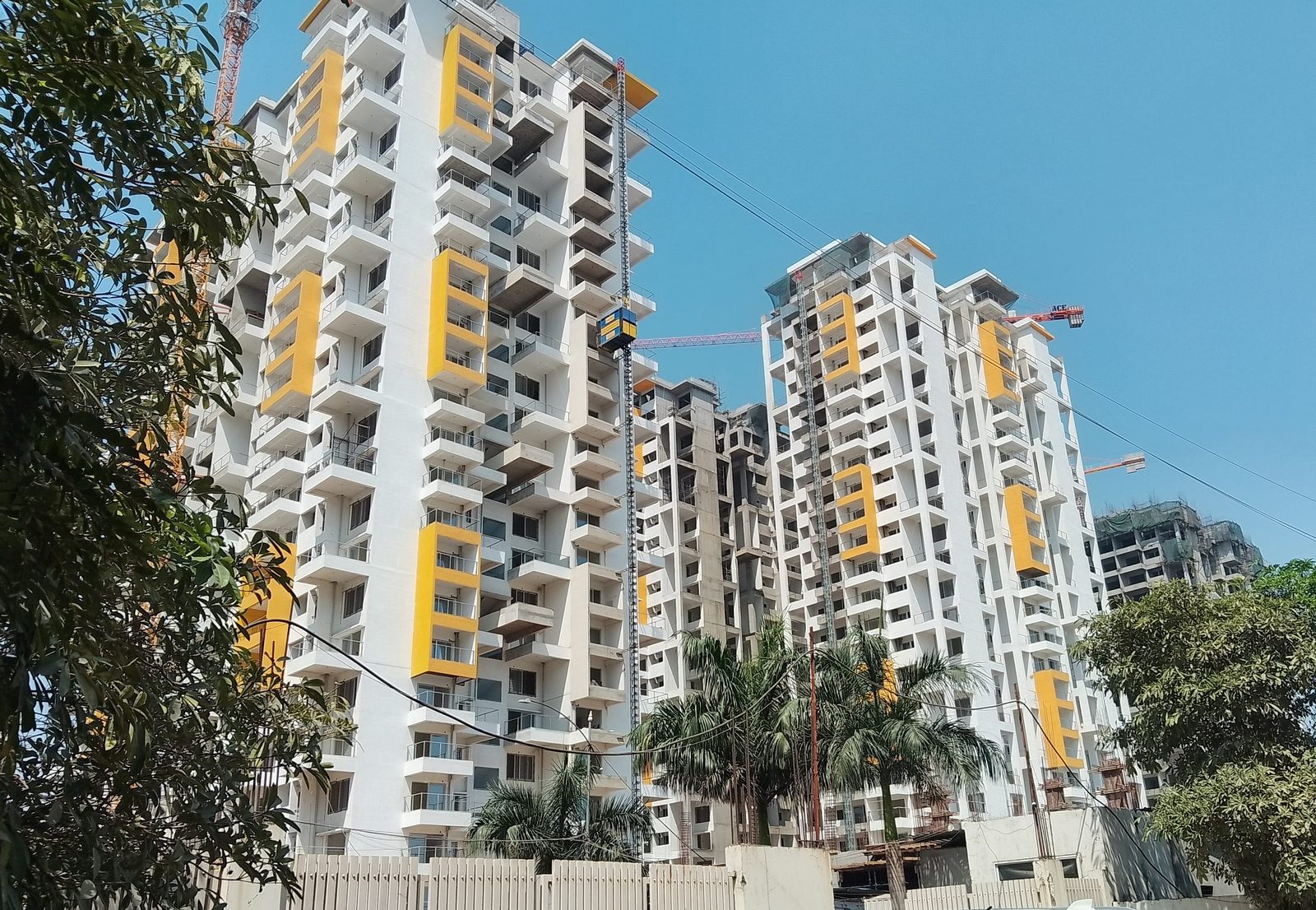 Transformer substation under construction at Jayanti Nagari VII, Besa, Abhijit Realtors