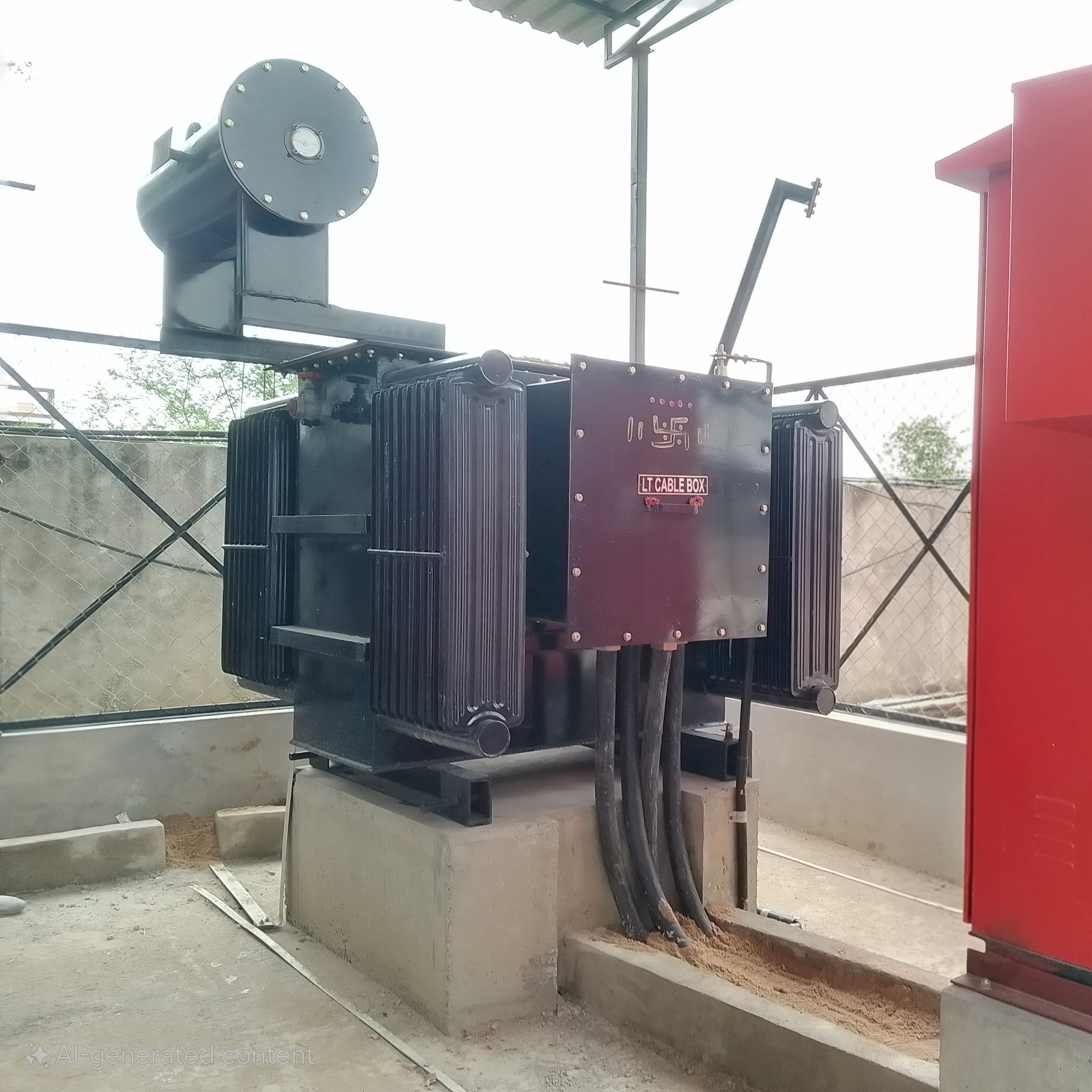 Completed transformer substation at Jayanti Nagari VII