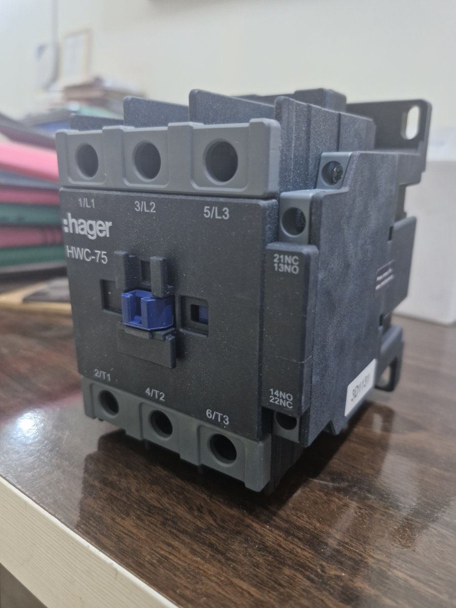 Hager EX007511D — Contactor 3P 75 230V 50/60Hz